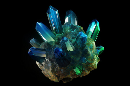 罕见3d宝石水晶设计图片
