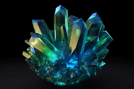 绿色翡翠地质学宝石设计图片