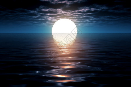 海上的明月图片
