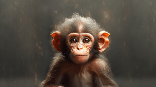 可爱的动物猴子图片