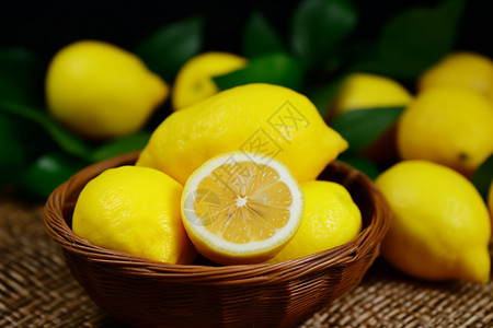 新鲜的水果柠檬图片