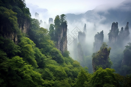 大自然的山脉风景图片