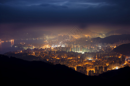 繁华的城市景观图片