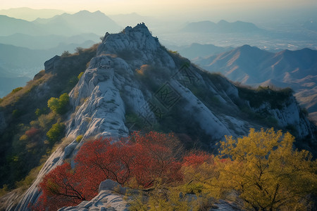 秋天的山区风景区图片