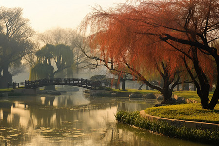 美丽的园林风景图片