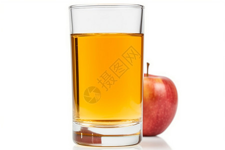 苹果汁饮料背景图片