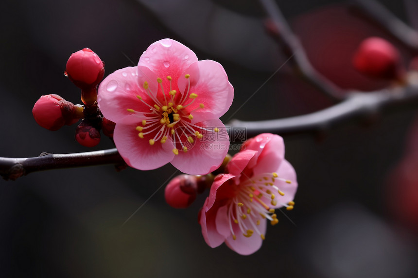 盛放的梅花图片