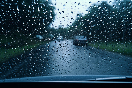 雨天挡风玻璃汽车挡风玻璃背景