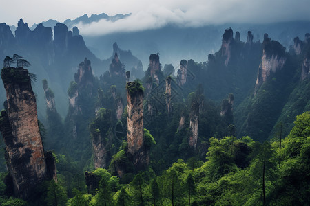 山脉自然风景图片