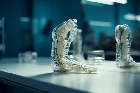 医疗3D打印假肢背景图片