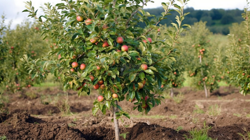 种植苹果树图片
