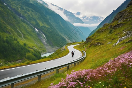 车手公路上的手背景