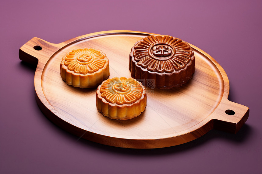传统中秋月饼图片