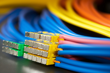 光纤网络素材电缆光纤网络背景