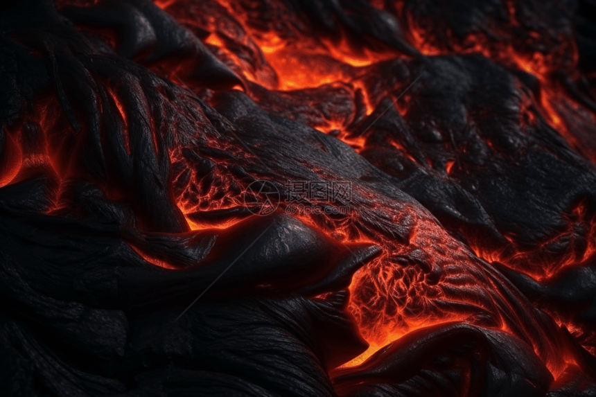 可怕的火山熔岩图片