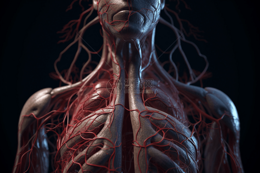 人体血液循环系统图片