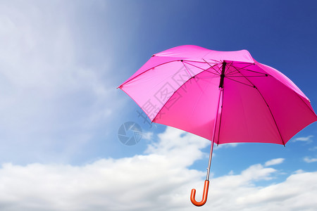 一把粉红色的雨伞图片