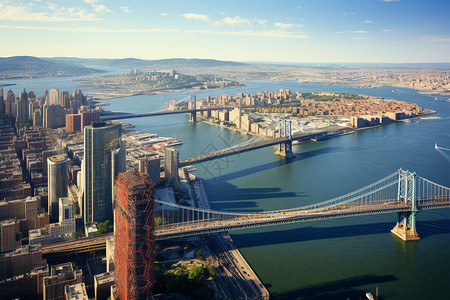 纽约著名的城市景观高清图片