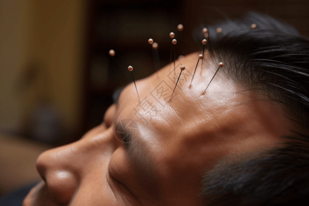 针头发做头皮针治疗的患者背景