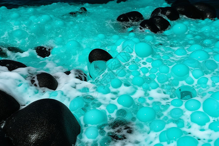 抽象的泡沫水泡图片