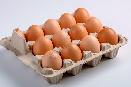新鲜的鸡蛋鸡蛋包装高清图片