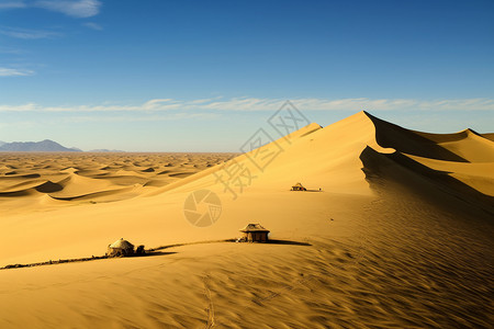 沙漠的风景图片