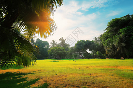 热带植物椰树图片