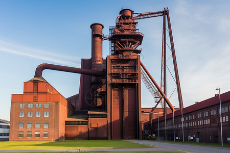 煤炭加工厂背景图片