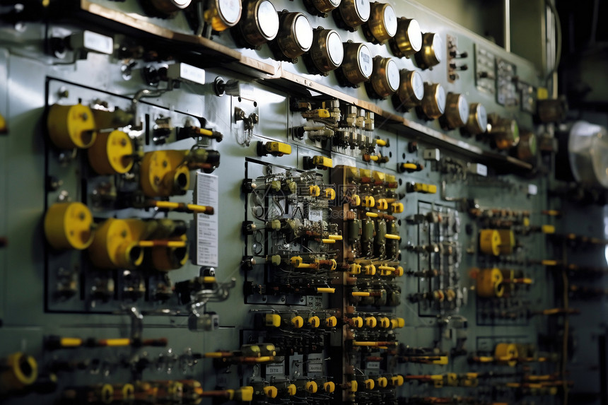 工厂内核反应的控制机图片