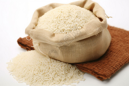 大米包装素材精品小袋米背景