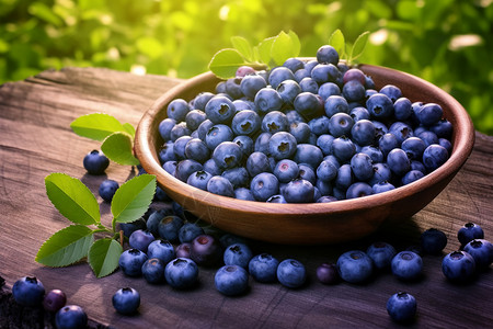 酸甜可口的蓝莓图片