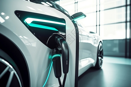 氢燃料电池电池汽车充电背景