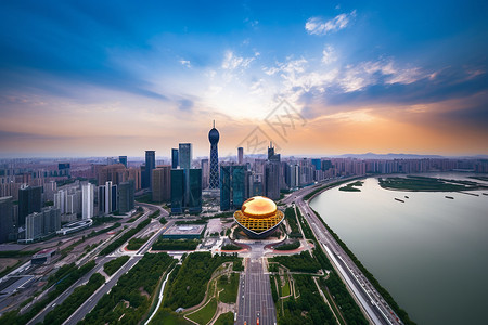 中国商业城市景观图片
