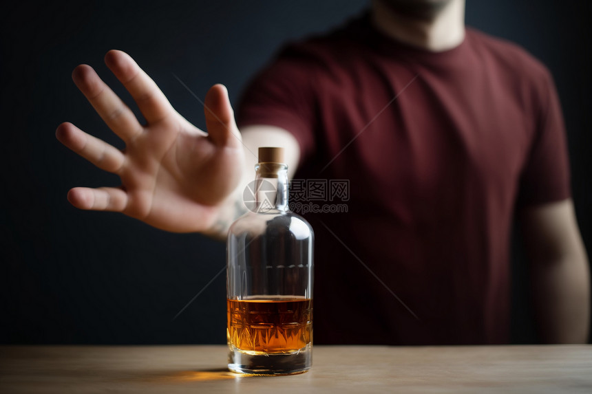 饮酒危害健康的警告图片
