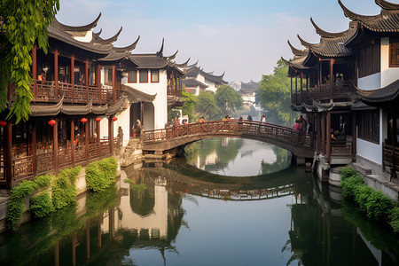 中国传统水乡图片