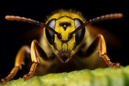 黄蜂的正脸图片