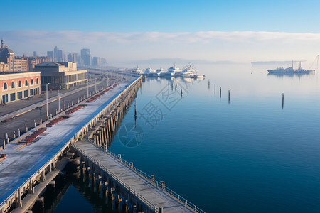 海滨海岸港口航海船舶图片