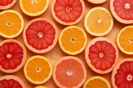 夏日清爽柚子夏日美味的柚子设计图片