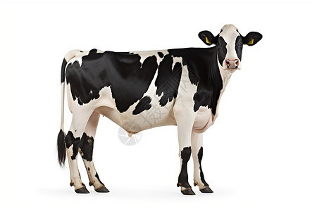 产奶的母牛背景图片