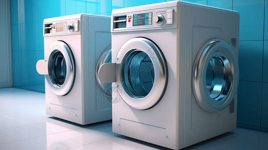 自助洗衣机洗衣机烘干机设计图片