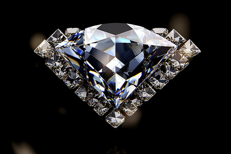 钻石戒指背景图片