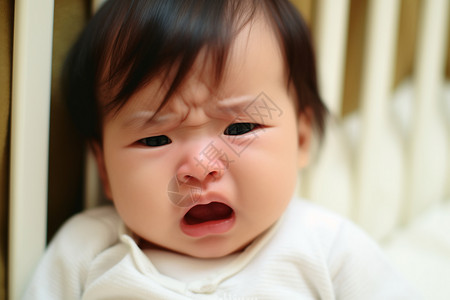 难过哭泣的小婴儿图片