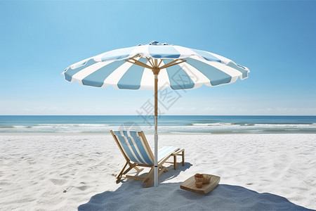 别致的遮阳沙滩伞图片