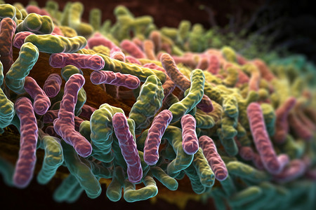 肠道功能人体肠道菌群设计图片