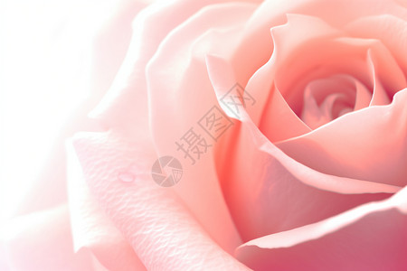 白色仿真玫瑰花白色背景下的玫瑰花插画