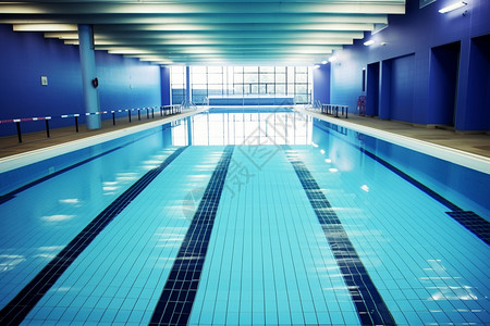 体育设施室内游泳池背景