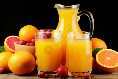 柑橘果汁图片