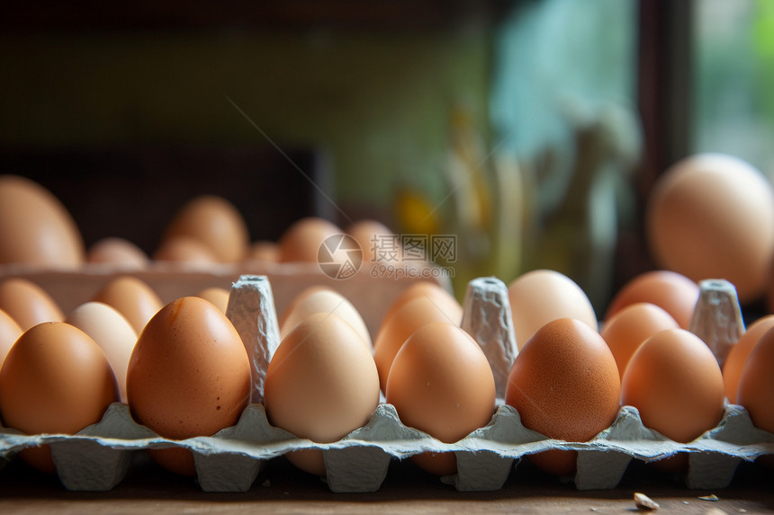 富有大量蛋白质的鸡蛋图片