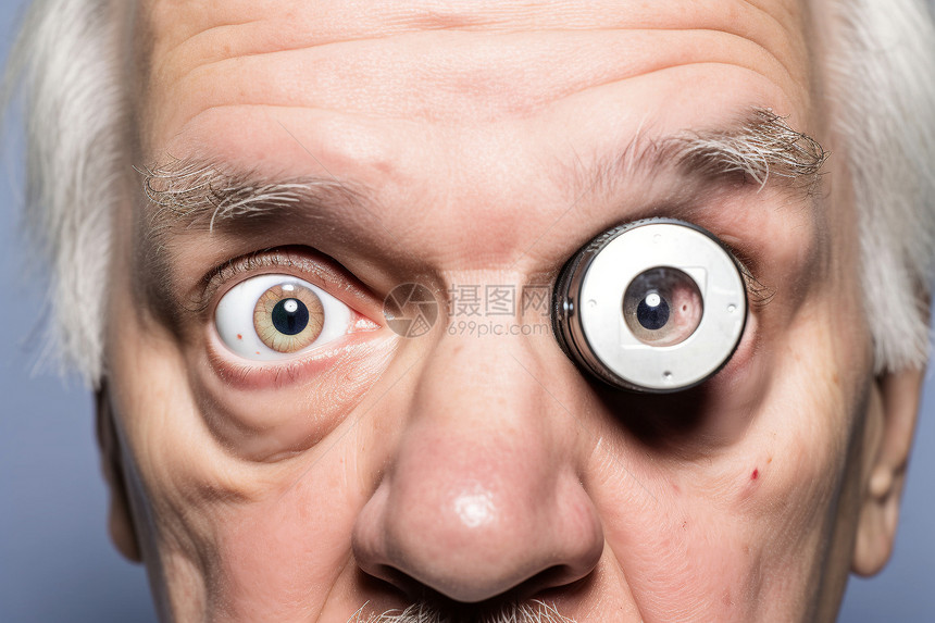 眼科患者的眼睛图片