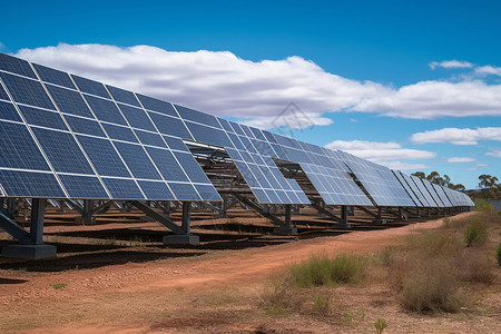 太阳能发电装置高清图片